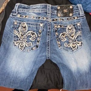 SOLD!! Miss me jeans size 26 length 30